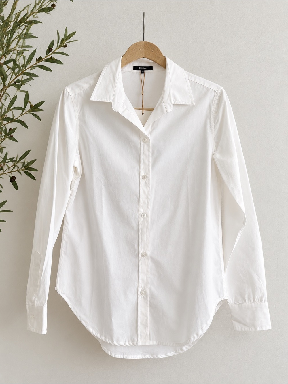 Quince NWT White 100% Organic Cotton Button Down Shirt XS
